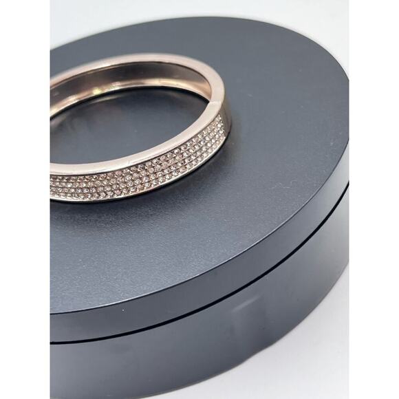Juicy Couture Rose Gold Pave Bangle - Picture 8 of 10